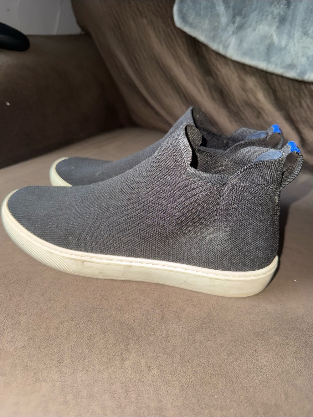 Black Rothy’s Knit Chelsea Boot - Picture 4 of 6
